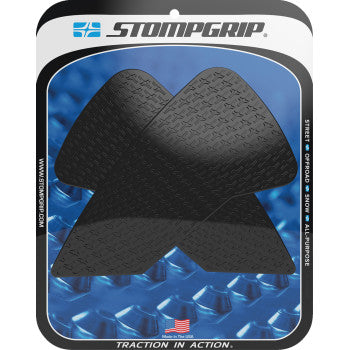 STOMPGRIP Traction Pad Tank Grips - Icon - Black - Africa Twin Adventure Sports 55-14-0189B