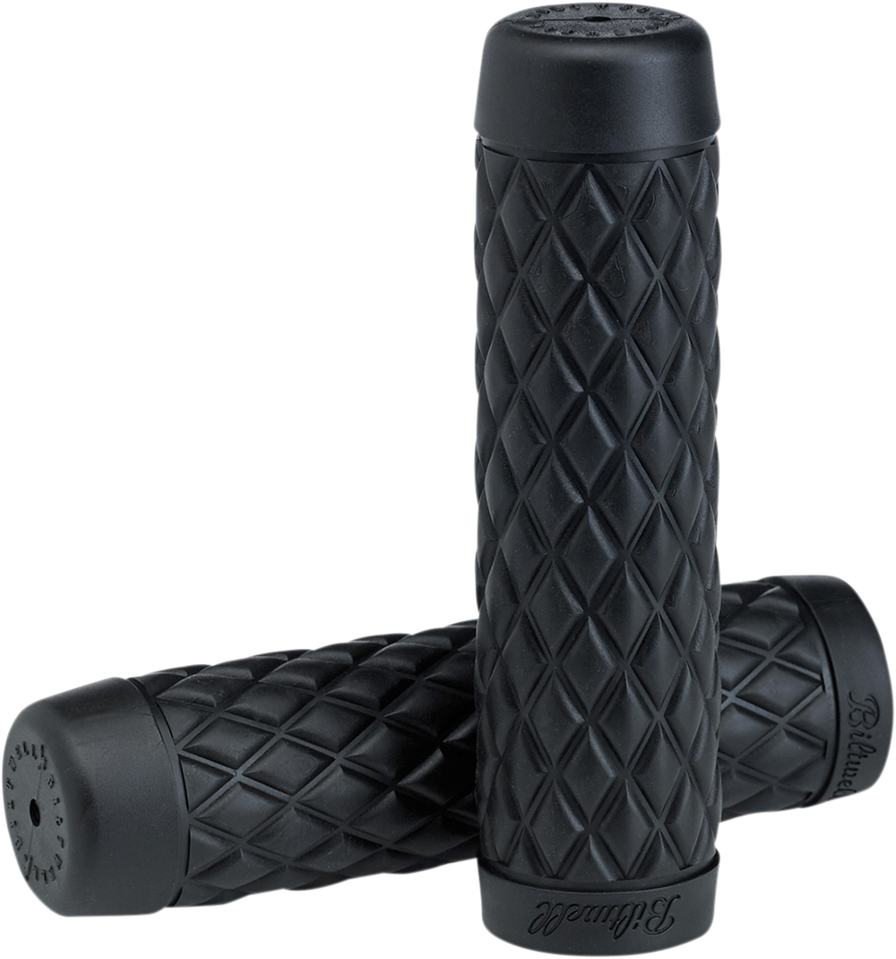 BILTWELL Grips - Torker - 1" - Black 6705-0101