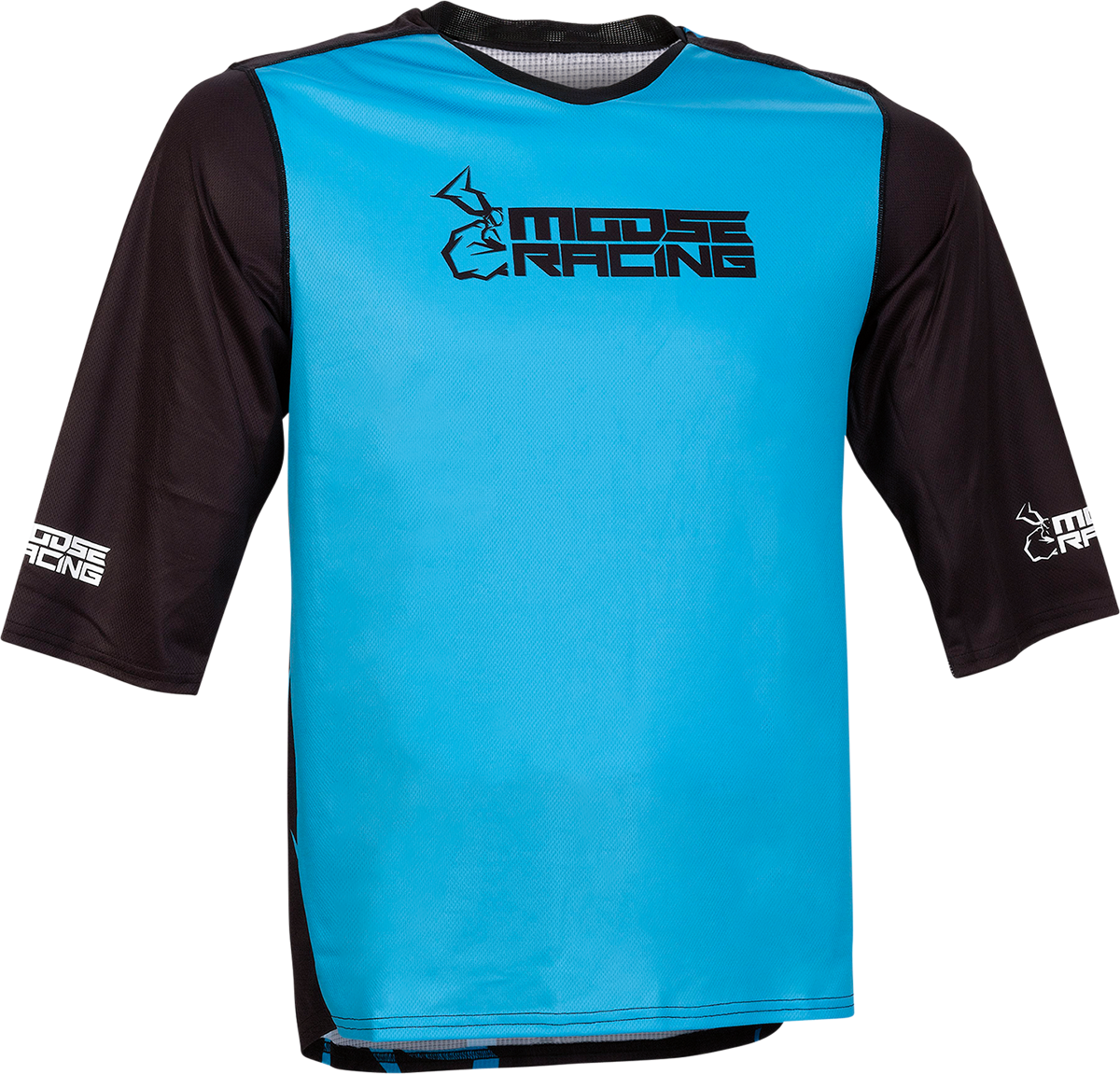MOOSE RACING MTB Jersey - 3/4 Sleeve - Blue - Large 5020-0252