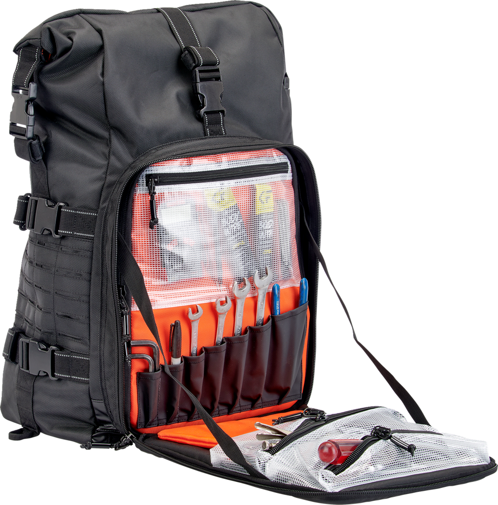 BILTWELL EXFIL-80 Motorcycle Bag - Gen 2 - Black 3014-01