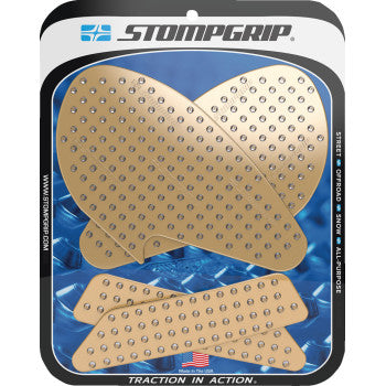 STOMPGRIP Traction Pad Tank Grips - Volcano - Clear - YZF-R3 55-10-0163C