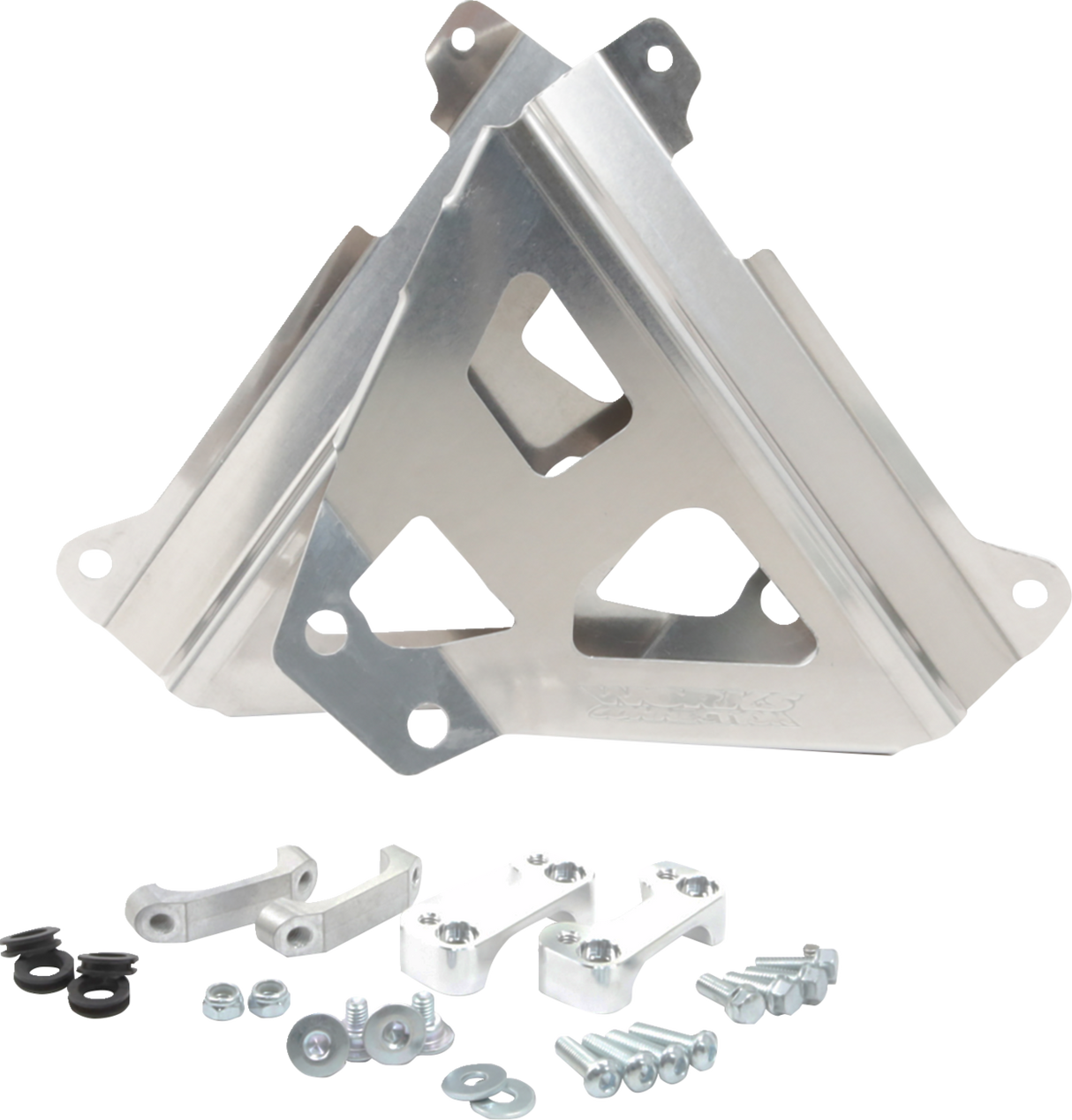 WORKS CONNECTION Radiator Brace Silver YZ450F 2023 18-269