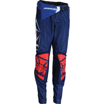 MOOSE RACING Youth Agroid Mesh Pants - Red/White/Blue - 22 2903-2555