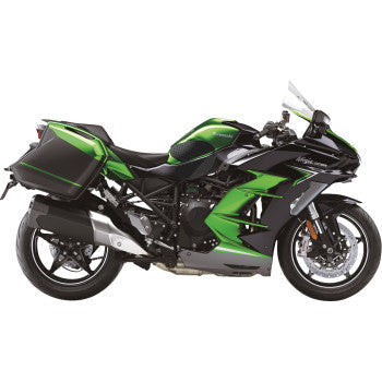 STOMPGRIP Traction Pad Tank Grips - Volcano - Black - Ninja H2 SX/SE 55-10-0150B