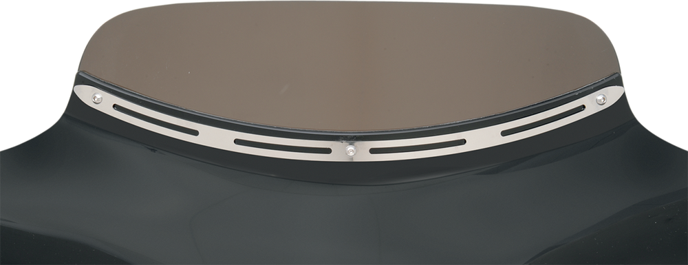 MEMPHIS SHADES Fairing Windshield Trim - Stainless Steel - Slotted - Slim MEM0923