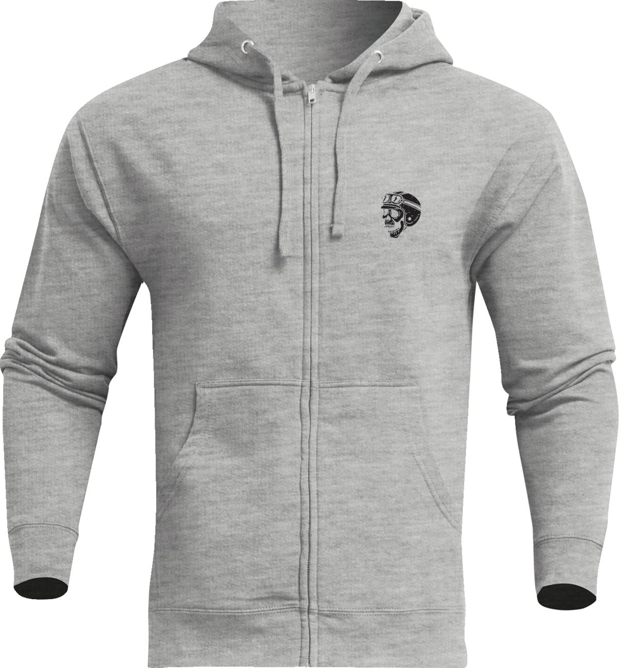 THOR Mindless Zip Fleece Sweatshirt - Heather Gray - 2XL 3050-6315