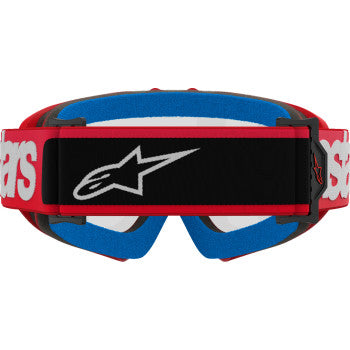ALPINESTARS GOGGLES Youth Vision Goggle - Blaze - Red - Clear Lens 5140325-3067