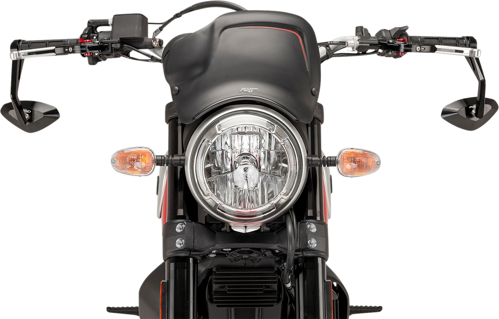 PUIG HI-TECH PARTS Mirror - Hi-Tech 4 - Side View - Diamond - Black 6994N