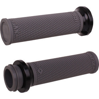 ODI Ruffian Lock-On Street Grips - TBW - Graphite/Black V30HTWH-B