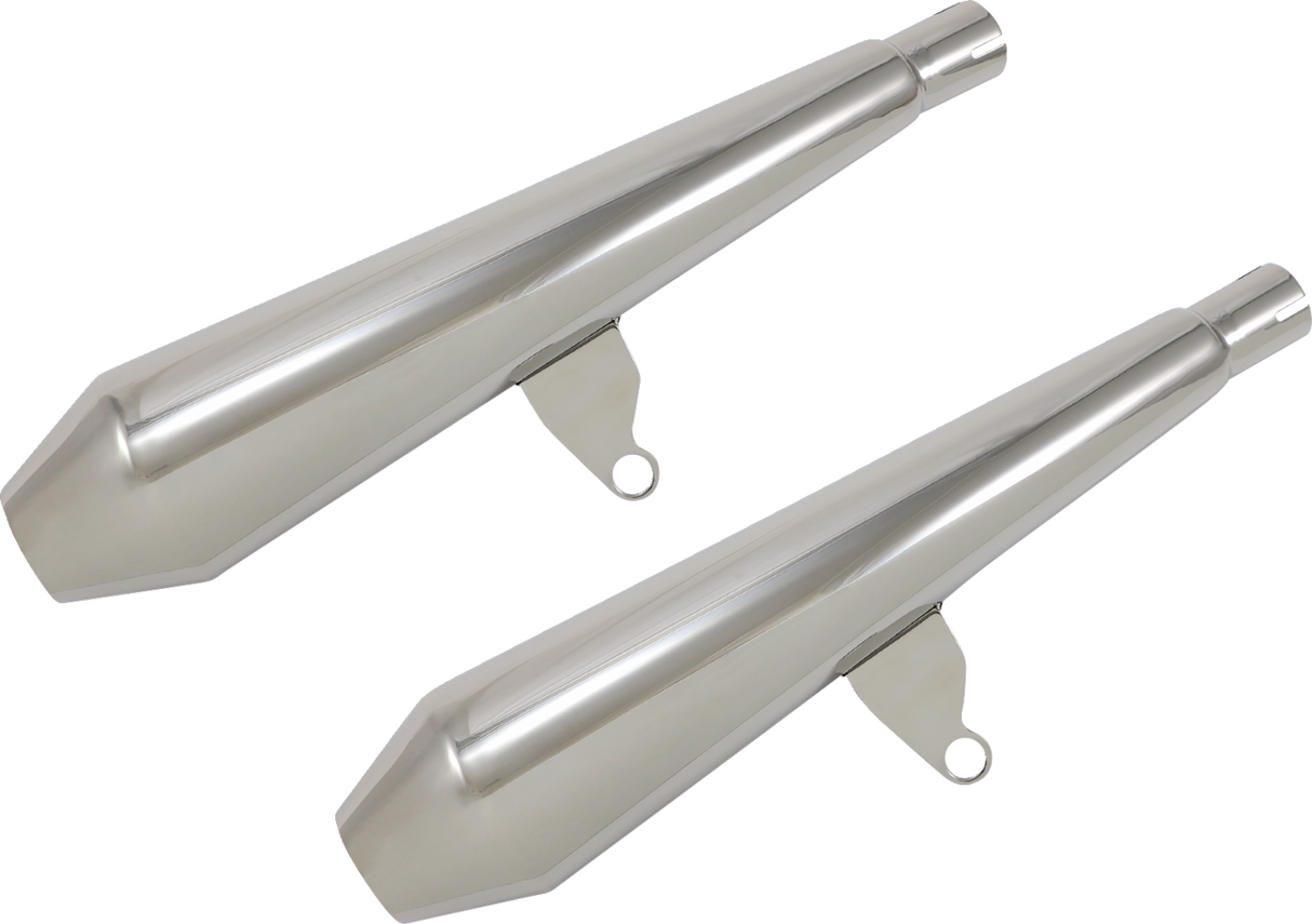 BRITISH CUSTOMS Predator Pro™ Mufflers - Polished Bonneville SE 2009-2015 BC902-105-P