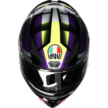 AGV K1 S Helmet - Fastlap - Black/Purple/Pink - 2XL 21183940180652X