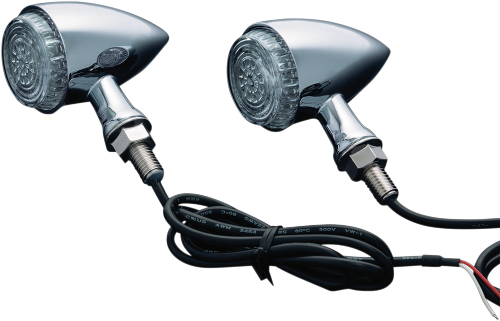 KURYAKYN Torpedo Light - Chrome/Red - ECE 2507