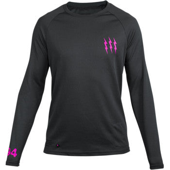 MUC-OFF USA Riders Long-Sleeve Jersey - Gray - 2XL 20049
