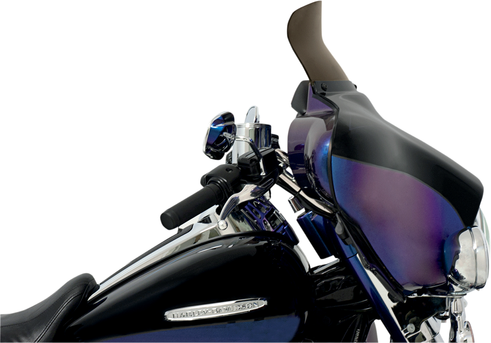 MEMPHIS SHADES Spoiler Windshield - 6-1/2" - Smoke - FLH MEP8581