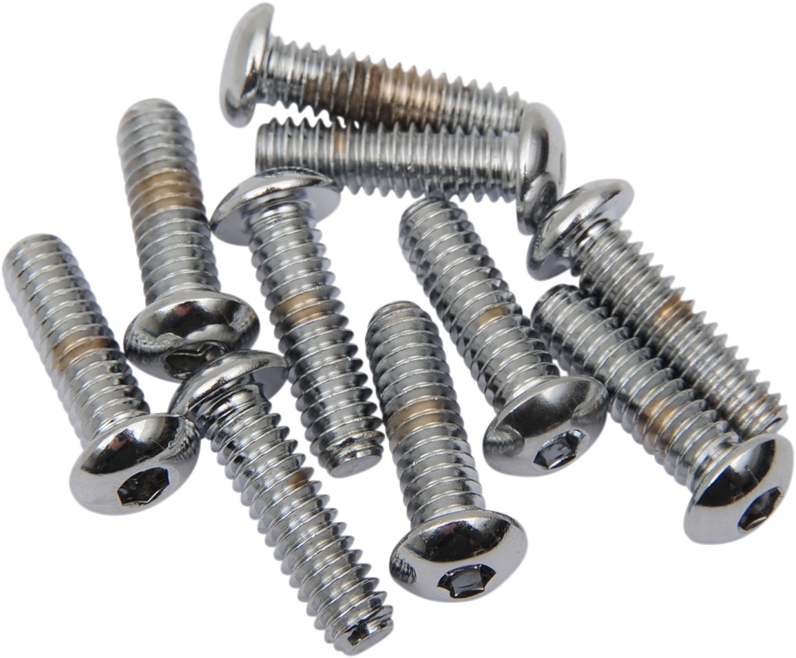 DRAG SPECIALTIES Bolts - Button-Head - 1/4"-28 x 1/2" MPB419