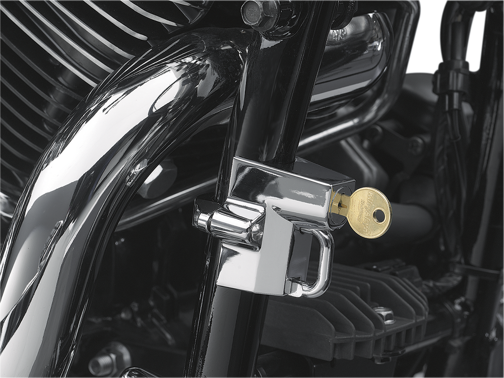 KURYAKYN Universal Helmet Lock - 7/8" - 1-1/4" - Chrome 4220