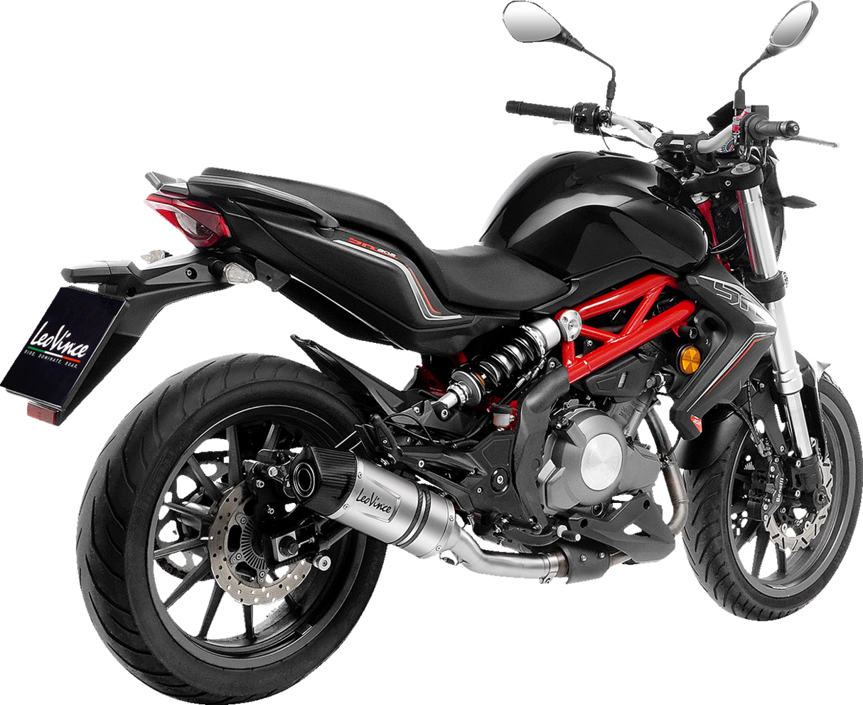 LEOVINCE LV One Slip-On Muffler - Stainless Steel BENELLI BN 302 S 14423E