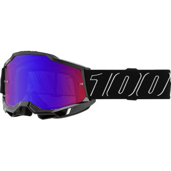 100% Accuri 2 Goggle - Blackline - Red/Blue Mirror 50014-00047