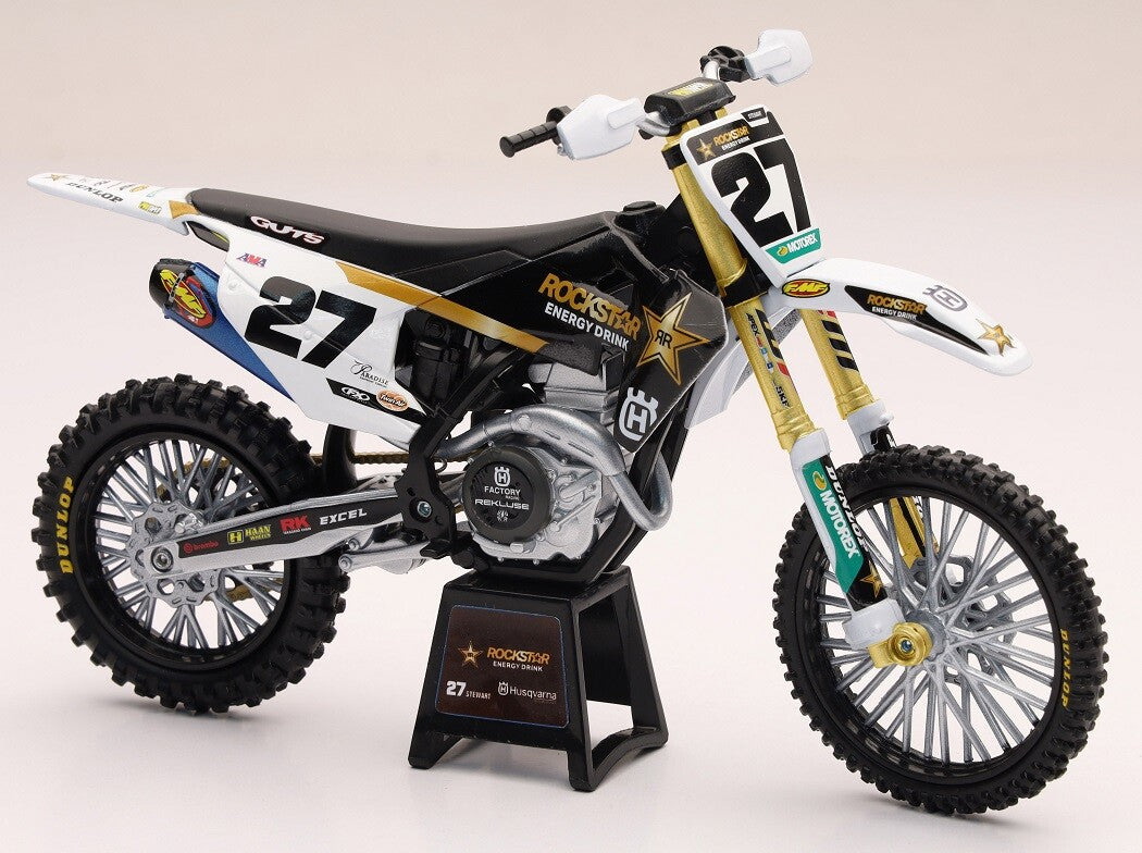NEW-RAY1:12 Scale Rockstar Husqvarna Team Fc450 Malcolm Stewart #2758403
