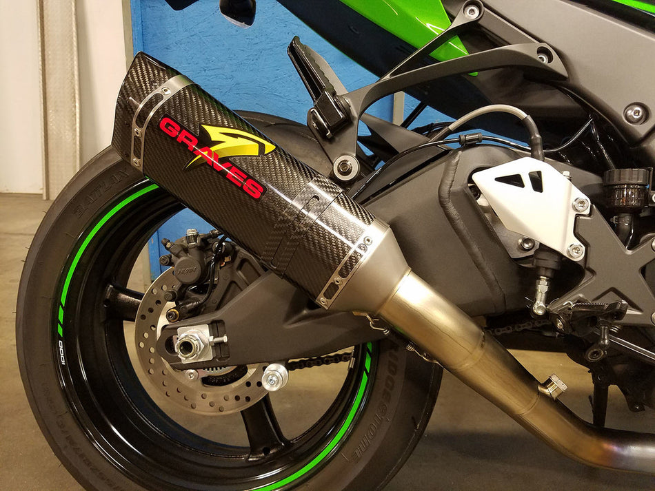 Graves exhaust works zx10r 16-19 link full exhaust system EXK-16ZX1-FTC