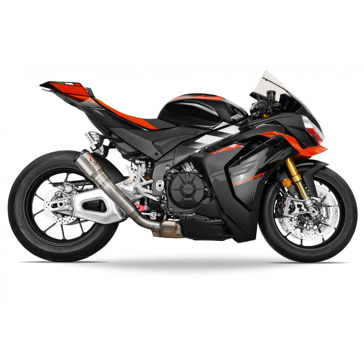 Austin Racing 2017 - 2025 RSV4 GP1 BOX-DELETE RACE EXHAUST OPTIONS AR96