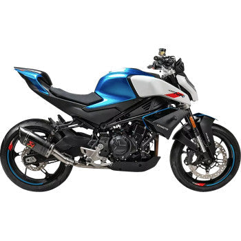 AKRAPOVIC Slip-On Line Muffler - Carbon Fiber - CFMOTO 450SR/NK S-CF4SO1-APC