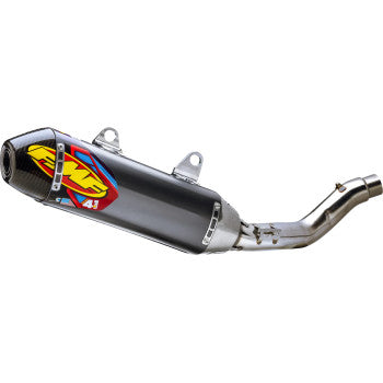 FMF Factory 4.1 RCT Slip-On Muffler with Carbon Cap - Aluminum - KX 250 2025 042411
