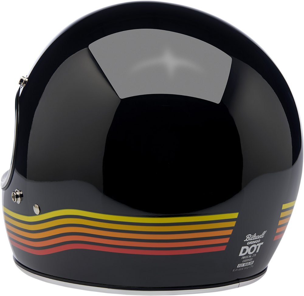 BILTWELL Gringo Helmet - Gloss Black Spectrum - Medium 1002-536-103
