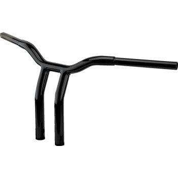 LA CHOPPERS Handlebar - One-Piece Kage Fighter - Pullback - 12" x 1-1/4" - Black Glide 2024 LA-7369-12B
