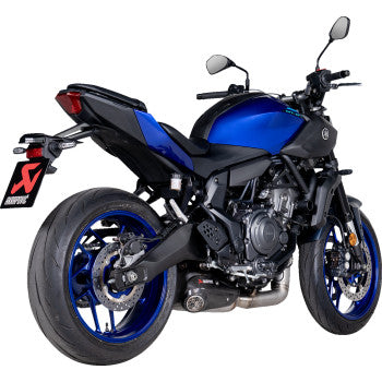 AKRAPOVIC Racing Line Exhaust System - Stainless Steel - Yamaha MT-07 S-Y7R13-HKGKHSS