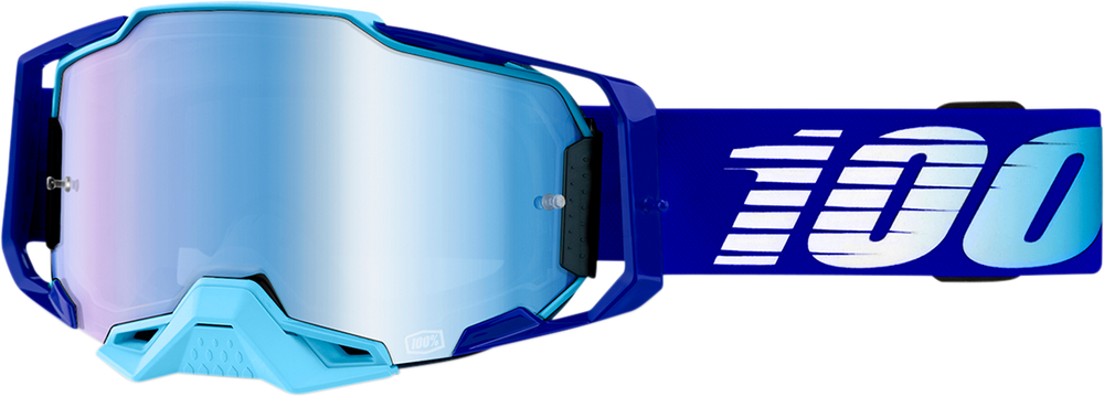 100% Armega Goggles - Royal - Blue Mirror 50005-00004