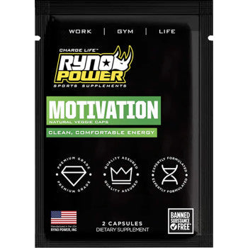 RYNO POWER Motivation Capsules - 1 Serving SMP-MOT