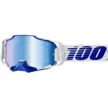 100% Armega Goggle - Blue - Blue Mirror 50005-00031