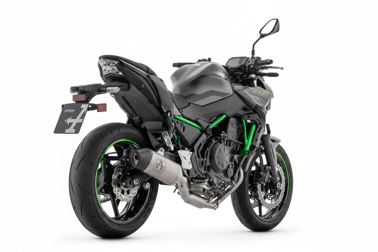 KAWASAKI Z650 / NINJA 650 / VERSYS 650 E5+ 2025 FULL SYSTEM WITH VELOCE TITANIUM SILENCER - 77501vl
