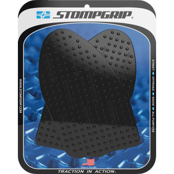 STOMPGRIP Traction Pad Tank Grips - Volcano - Black - Hayabusa 55-10-0179B