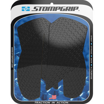 STOMPGRIP Traction Pad Tank Grips - Icon - Black - Ninja ZX-10R/ZX-14 55-14-0040B
