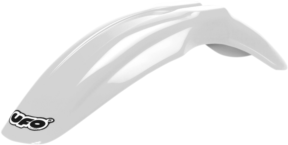 UFO Universal Supermoto Front Fender - White PA01027-041