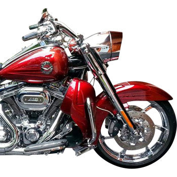 HEADWINDS Extended Headlight Bezel - 7" - Vista - Chrome 1-7128CA
