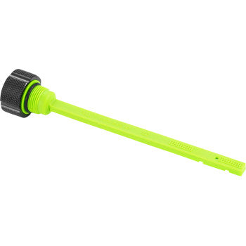 FIGURATI DESIGNS Performance Magnetic Oil Dipstick - Knurled - Black - Indian FD01-MAGDSTS-KN-BLK