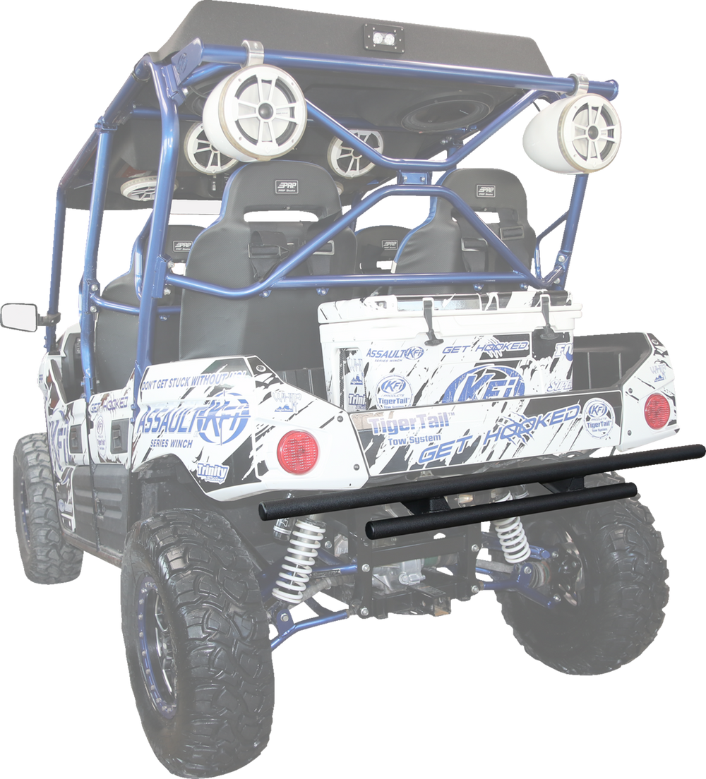 KFI PRODUCTS Rear Bumper - Black - Kawasaki 101640