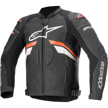 ALPINESTARS GP Plus R v3 Leather Jacket - Black/Red/White - US 44 / EU 54 3100620-1321-54