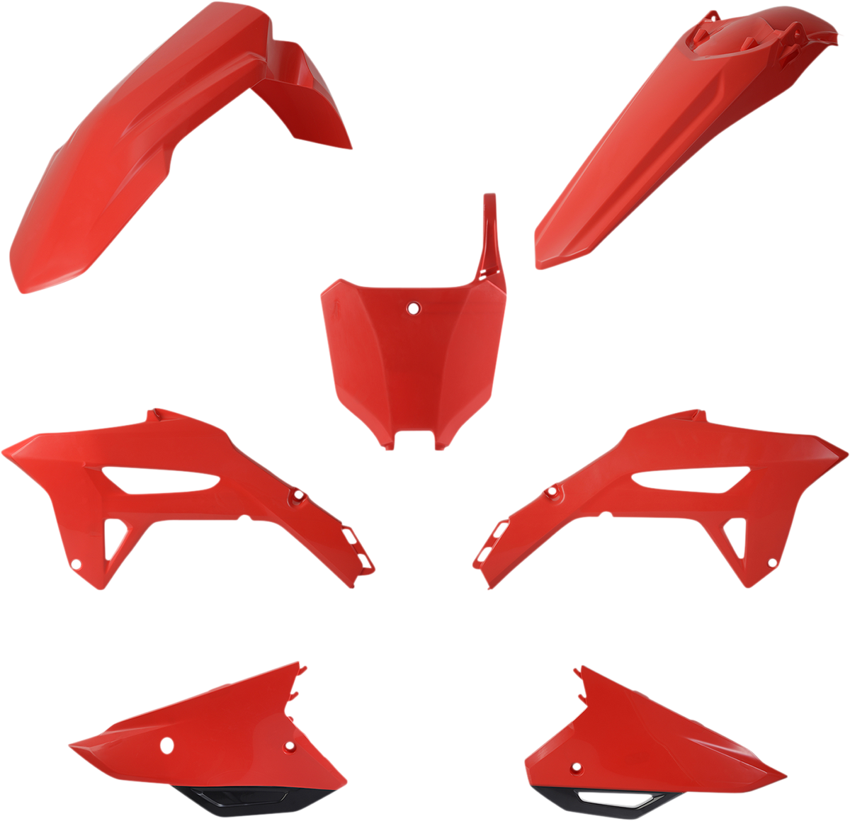 CYCRA Plastic Body Kit - OEM Red/Black CRF250R 2022-2023 / CRF450R 2021-2023 1CYC-9431-00