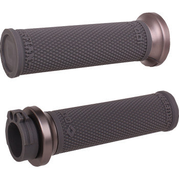 ODI Ruffian Lock-On Street Grips - Cable - Black/Gunmetal V30HCWH-H