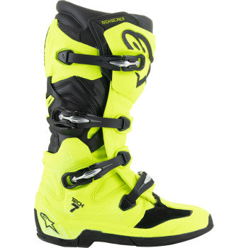 ALPINESTARS Tech 7 Boots - Fluorescent Yellow/Black - US 11 2012025-551-11