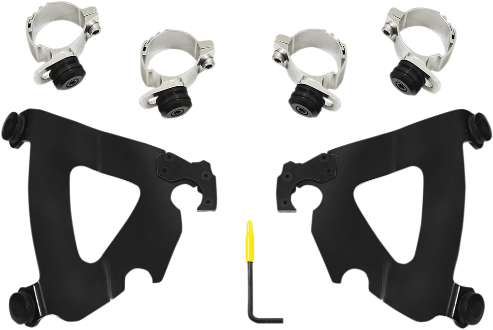 MEMPHIS SHADES Road Warrior Mounting Kit - Black - FXD MEB2038