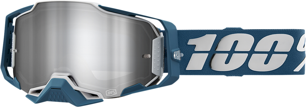 100% Armega Goggles - Albar - Flash Silver 50005-00005