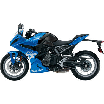 STOMPGRIP Traction Pad Tank Grips - Volcano - Clear - GSX-8R/S 55-10-0210C