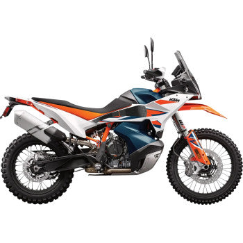 STOMPGRIP Traction Pad Tank Grips - Volcano - Black - 890 Adventure/R 55-10-0206B