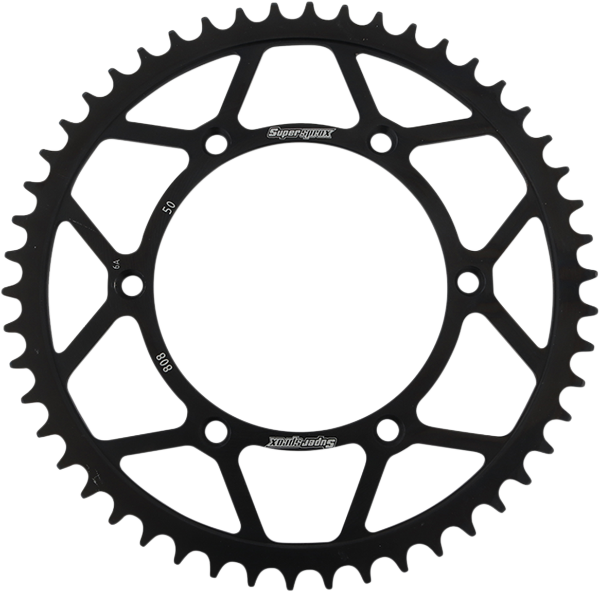 SUPERSPROX Steel Rear Sprocket - 50 Tooth RFE-808-50-BLK