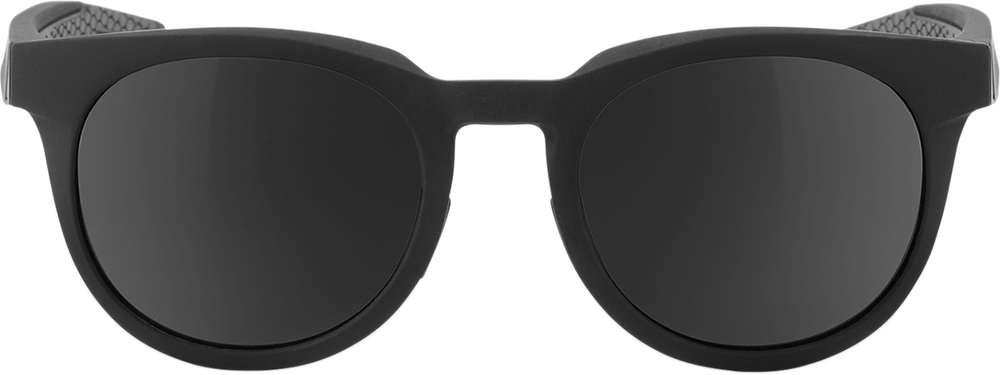 100% Campo Sunglasses - Matte Black - Smoke 61026-019-57